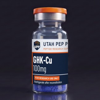 GHK-Cu 100mg research peptide vial, Utah Pep Pros